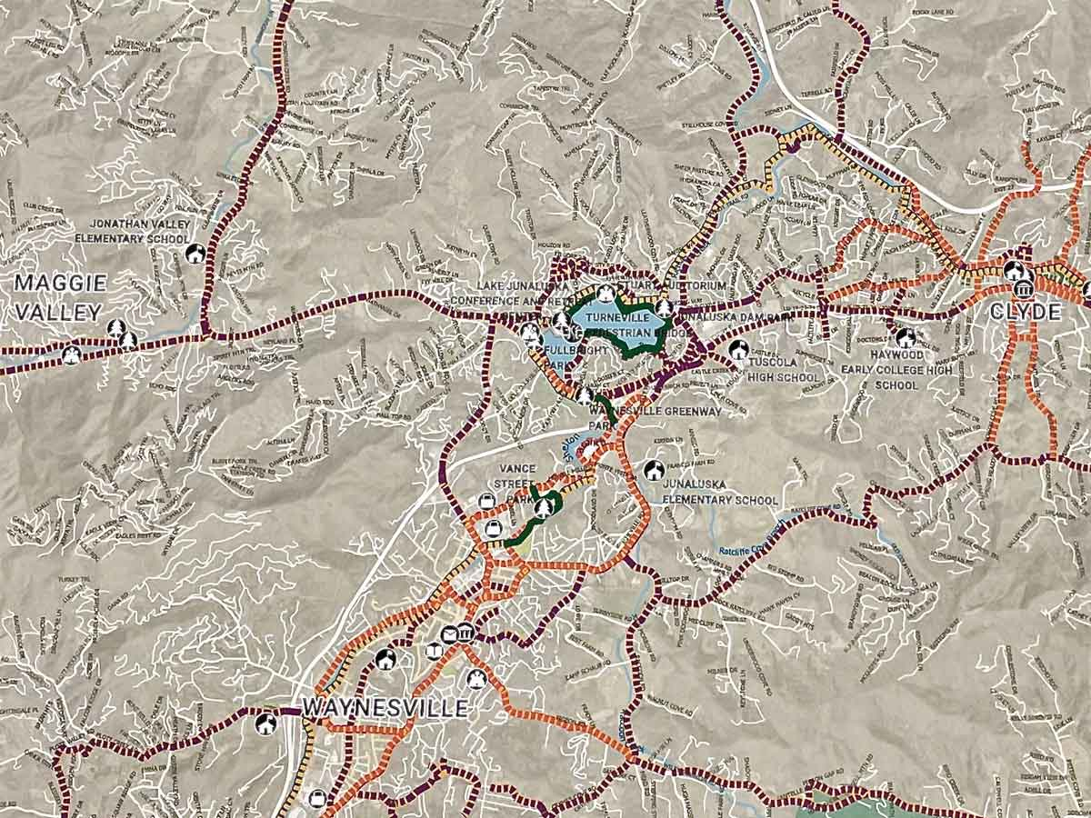 The French Broad River MPO is seeking input on potential routes and destinations for a county-wide greenway. Cory Vaillancourt photo