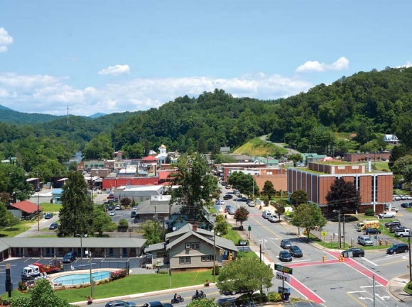 Downtown Bryson City.