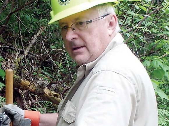 Trail volunteer honored