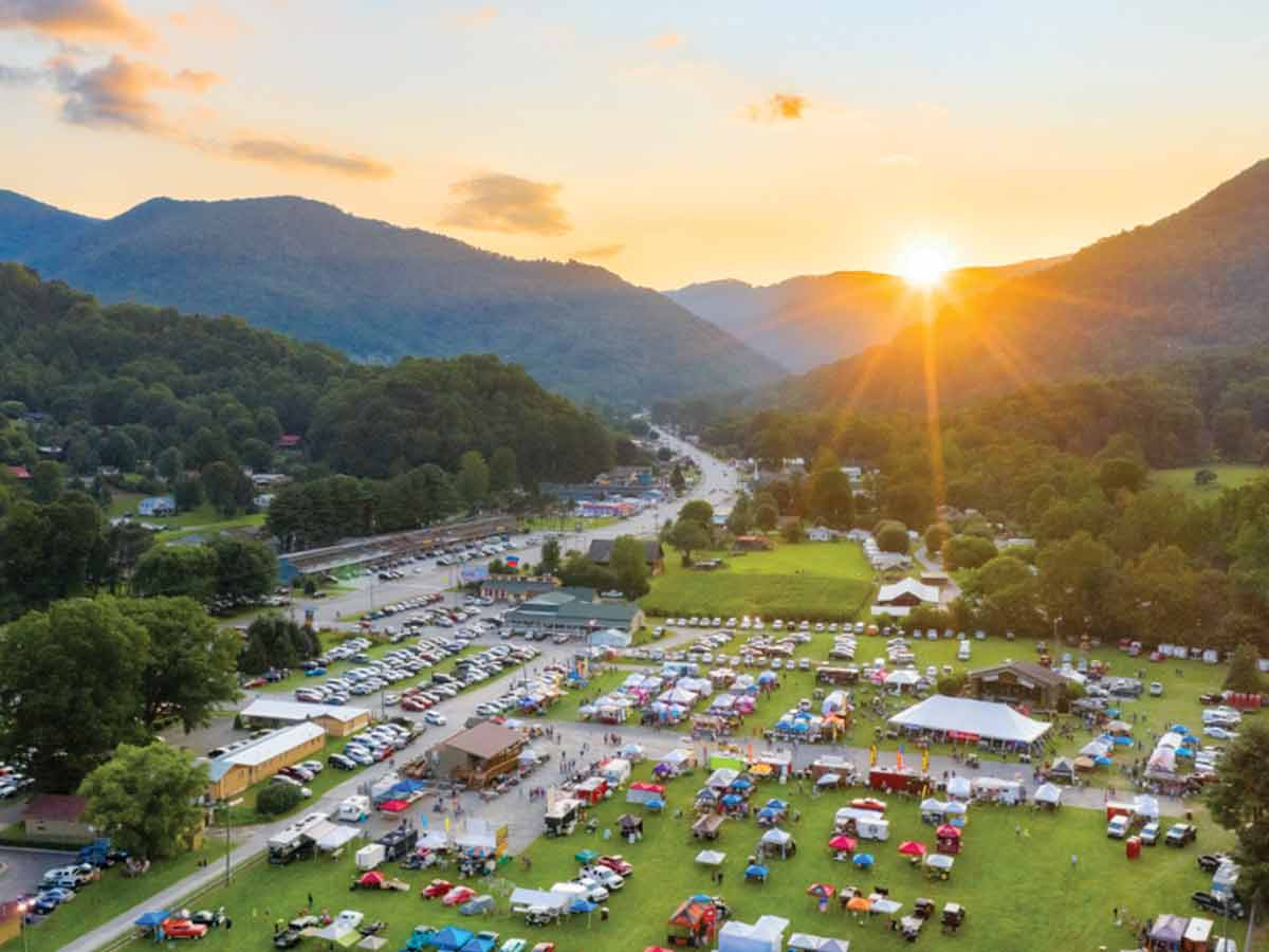 Maggie Valley recently purchased a tract of land adjacent to the Festival Grounds. HCTDA photo