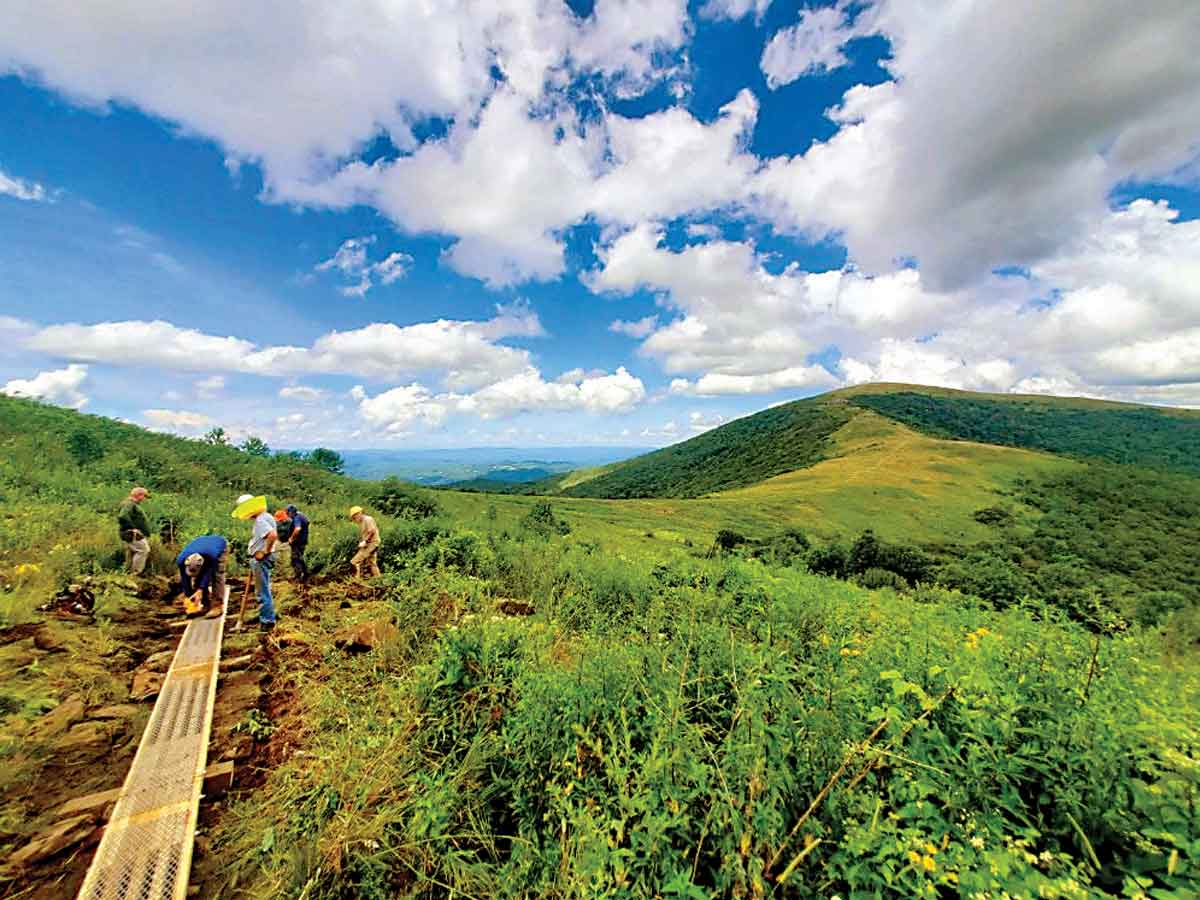 Trail repairs done on Tennessee A.T.