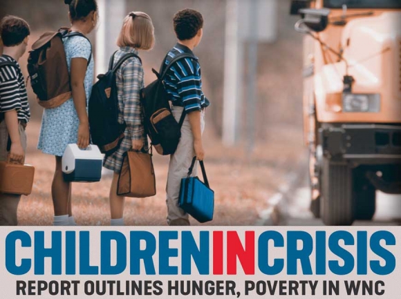 Western North Carolina’s children are increasingly poor and hungry