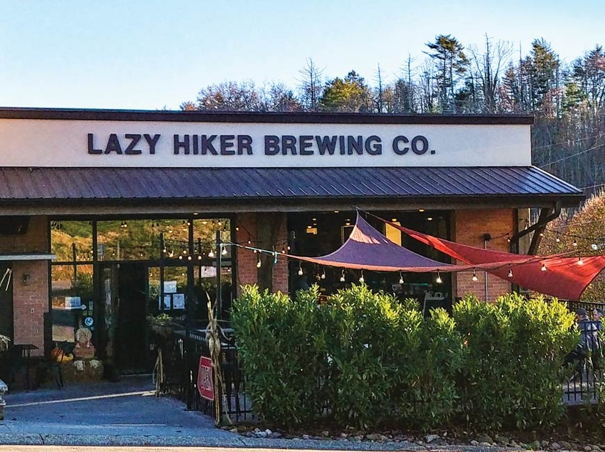 Lazy Hiker Brewing in Franklin.