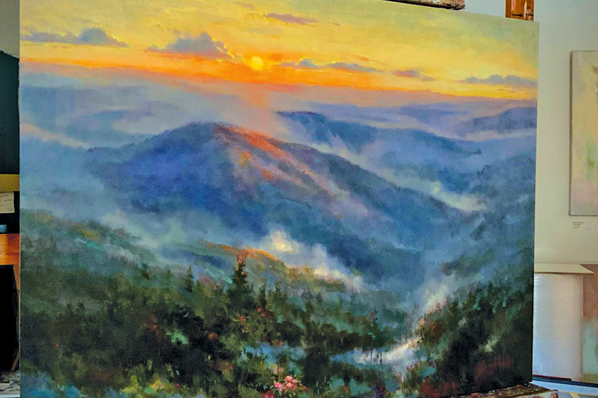 Jo Ridge Kelley is a featured artisan at 'Art After Dark.'