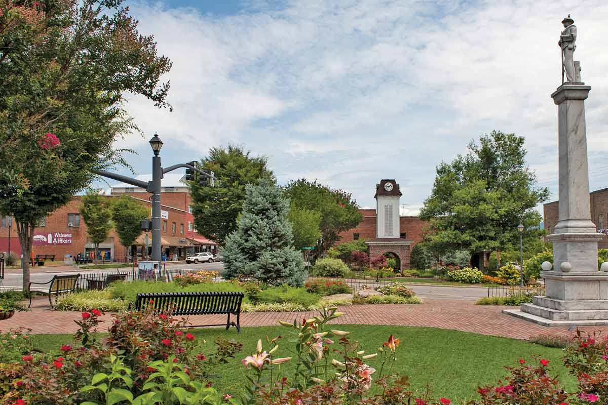 Not far from this spot at the Franklin Town Square, a meeting was held to determine how to undermine the planned Macon County GOP leadership change.