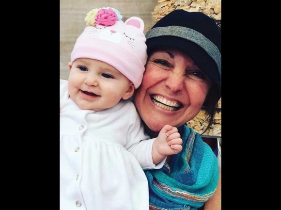 Jenna Krantz and daughter Josie at the farmers market. Donated photo