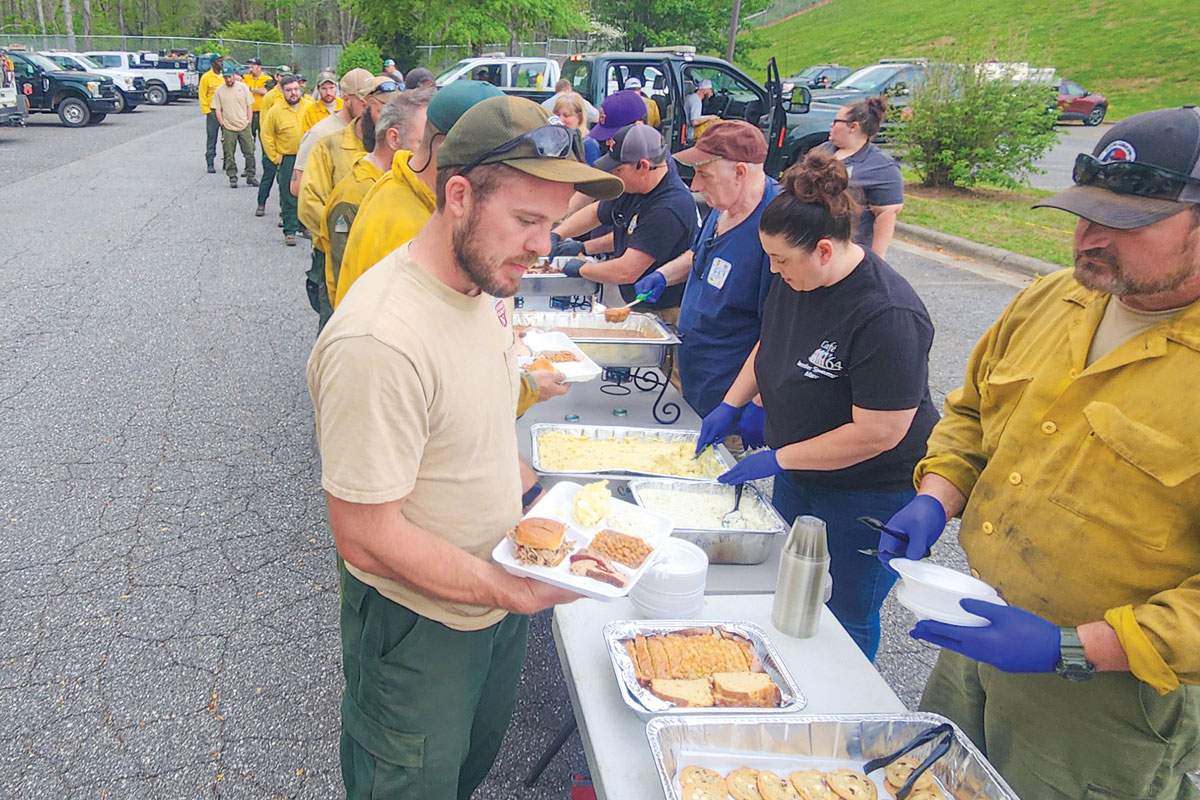 SCC provides support for wildfire response teams
