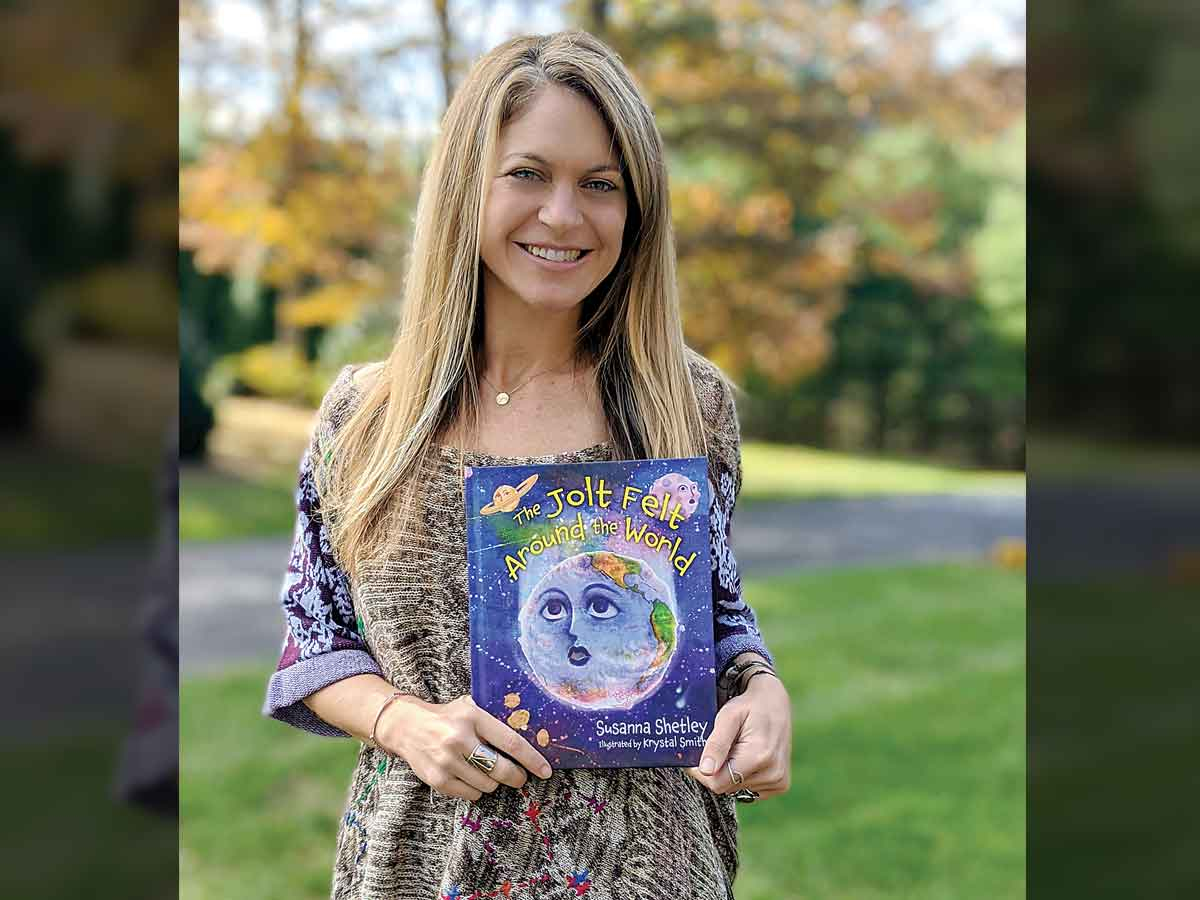 Waynesville’s Susanna Shetley took home the NYC Big Book Award for Childrens Environment as a distinguished favorite for her book, “The Jolt Felt Around the World.” Donated photo