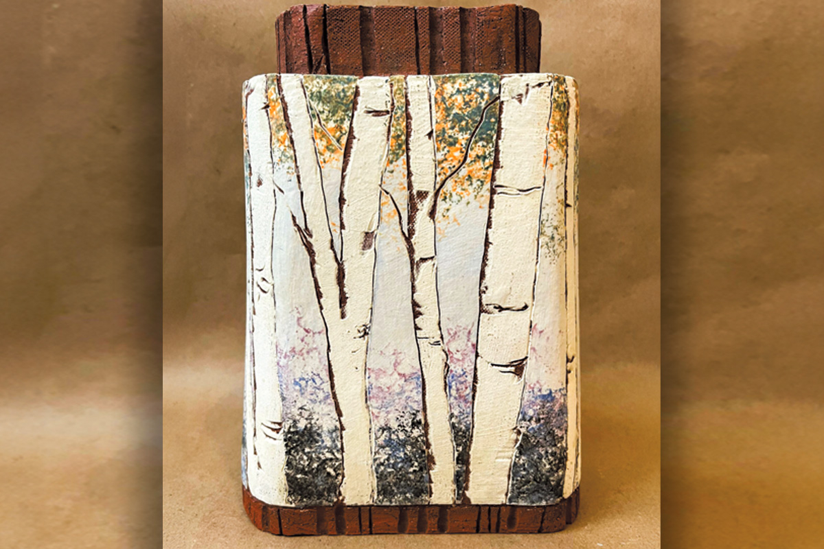 A work from potter Sharla Kauffman.