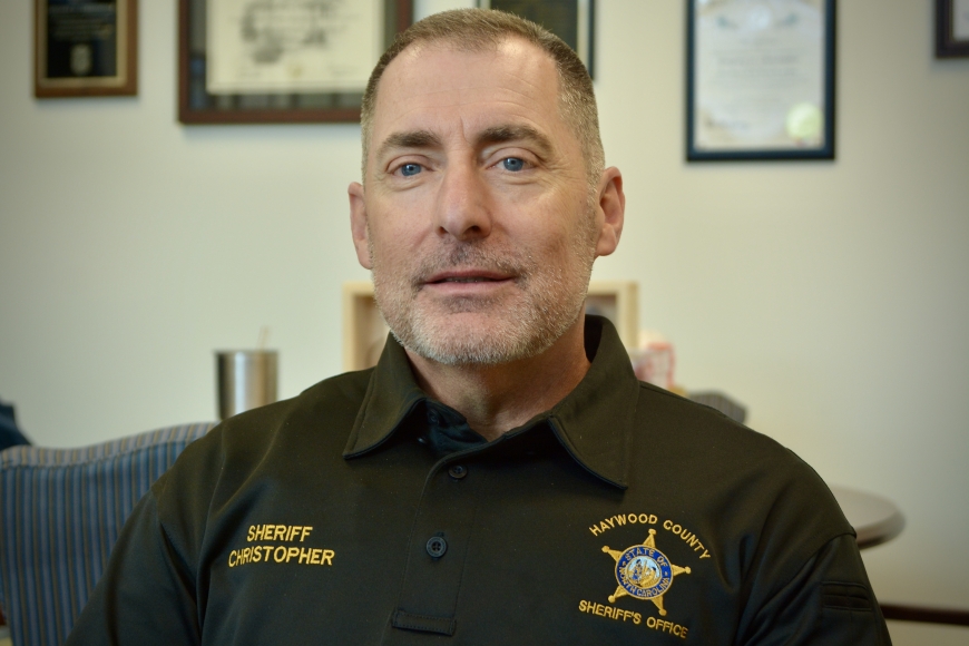 Sheriff Greg Christopher, pictured here in 2017, confirmed a longstanding rumor today. 
