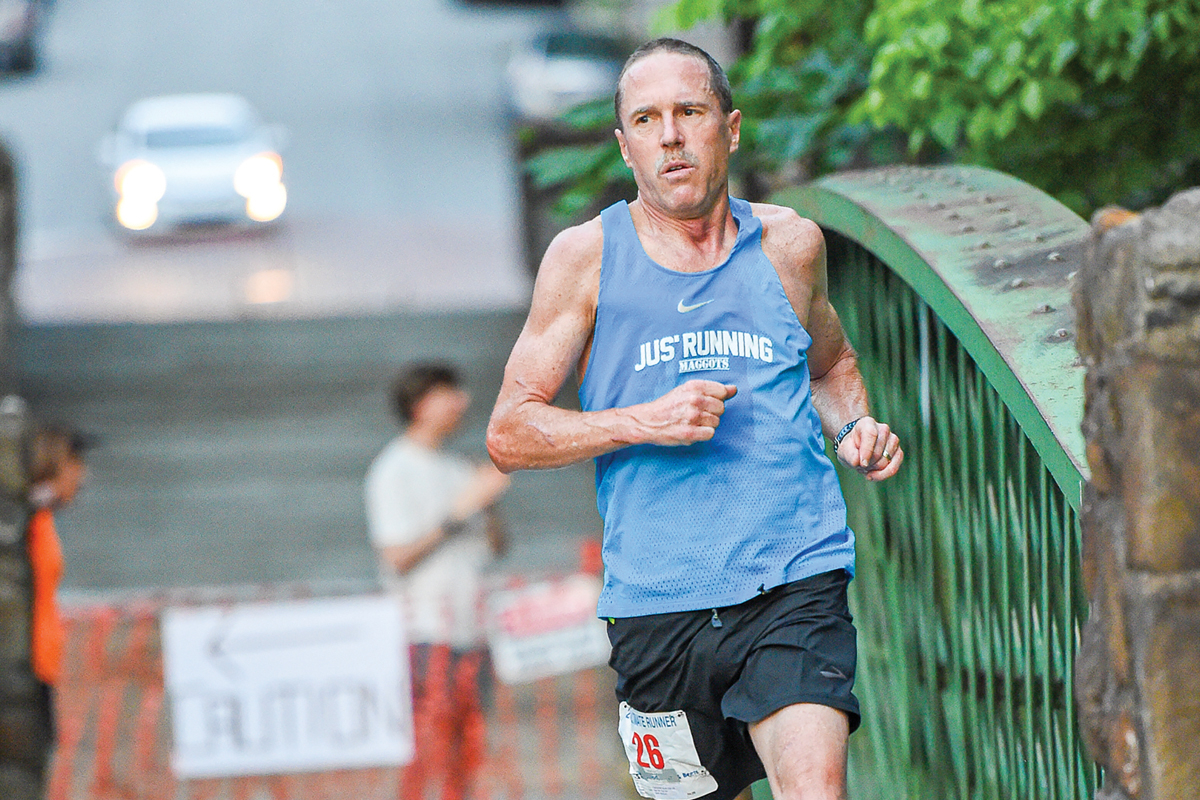 Kevin Fitzgerald is a well-known runner and coach in Western North Carolina. Donated photo