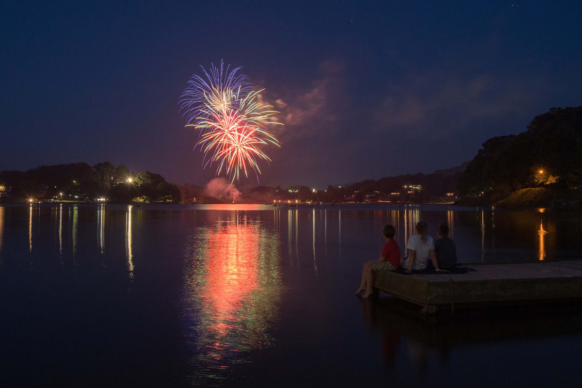 Fourth of July at Lake Junaluska.