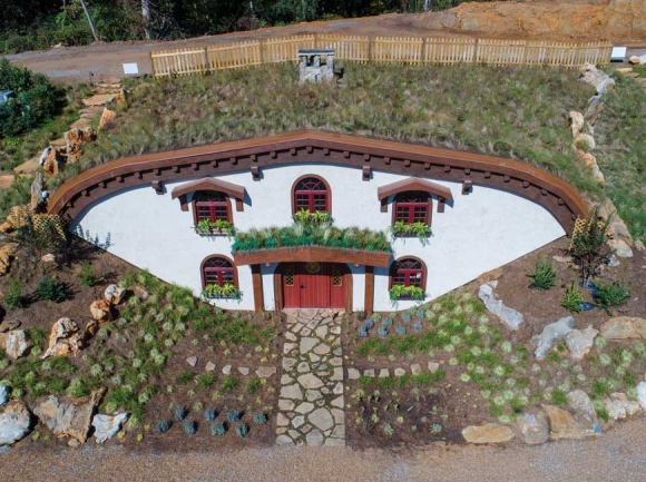  A prototype Bobbin house has been built on Ancient Lore Villages’ property in Knoxville, but the site will not be home to a full-blown resort. Donated photo