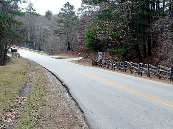 Repairs underway on the Blue Ridge Parkway