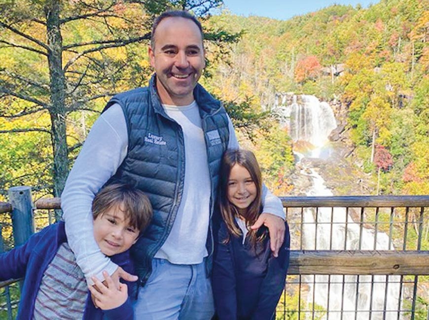 Jack Smith and his family are enjoying the outdoor spaces and fresh air that the Cashiers area has to offer. Donated photo