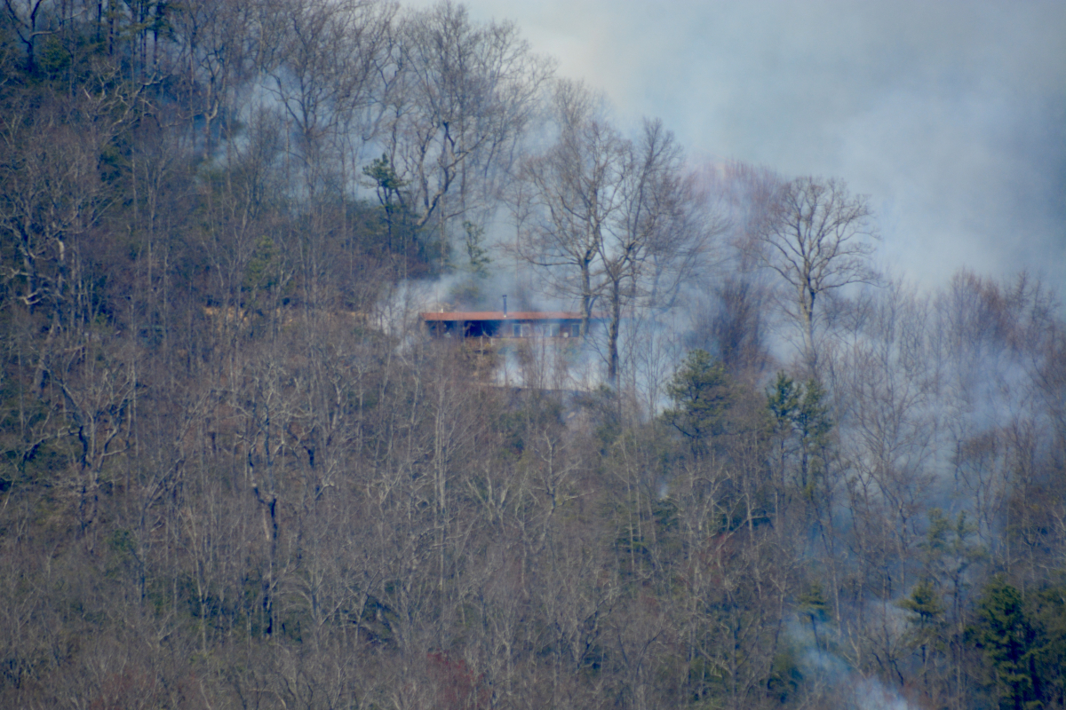 Crews are responding to a wildfire in Maggie Valley.