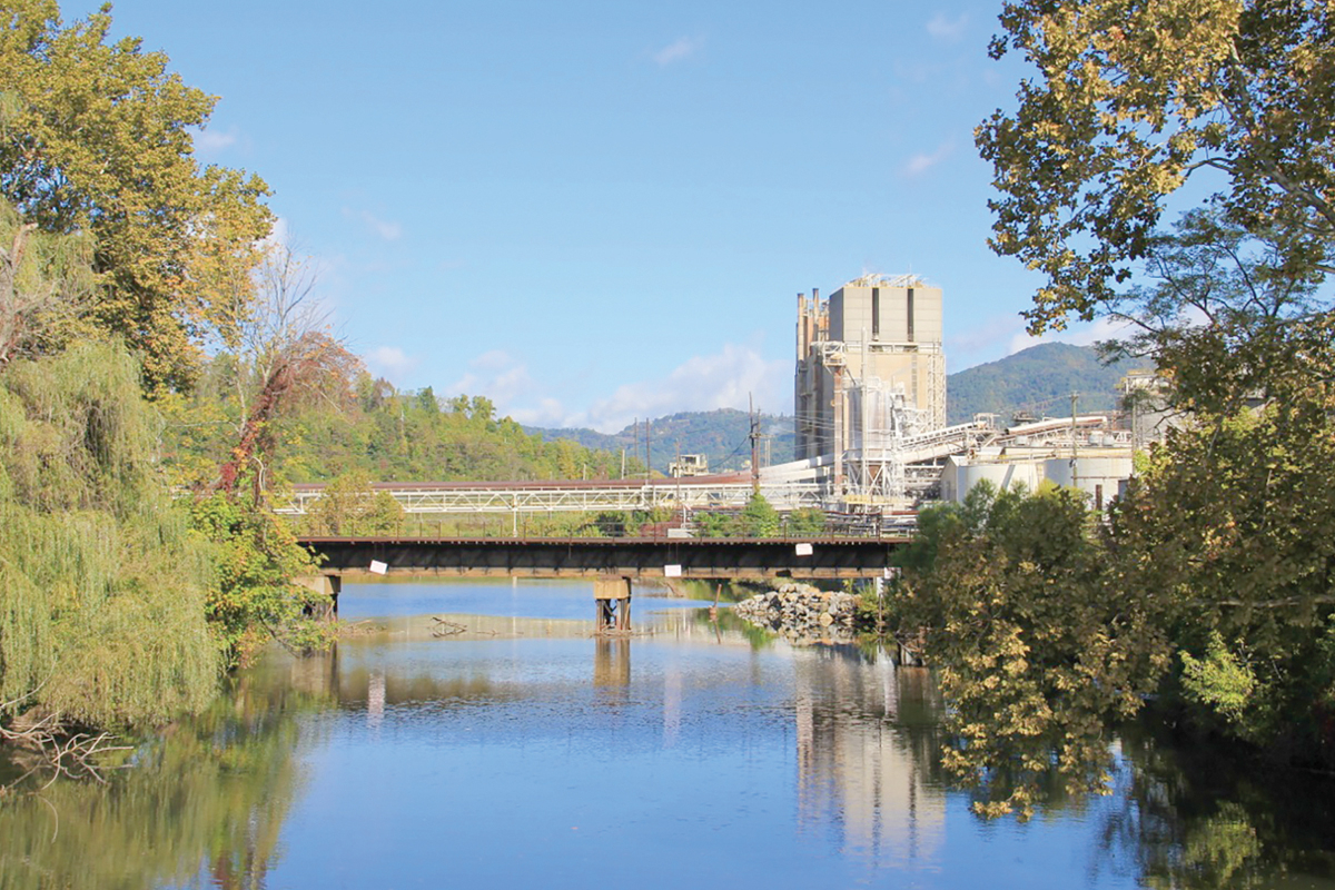 Established in 1908, Canton’s paper mill ceased operations this year. Pactiv Evergreen photo