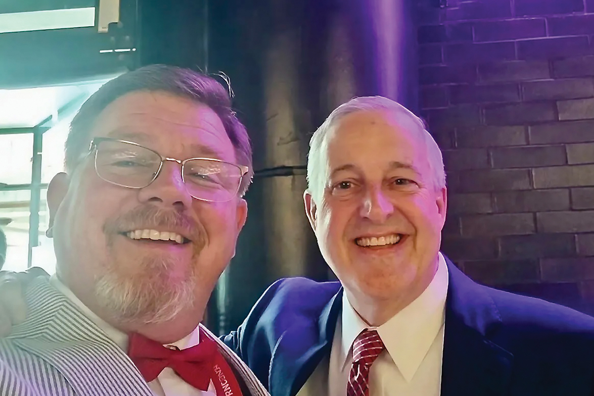 Scandals, investigations and resignations in Washington are keeping sex crimes in the headlines, including those of Harvey West (left), seen here with North Carolina Republican Senate candidate Michael Whatley. 