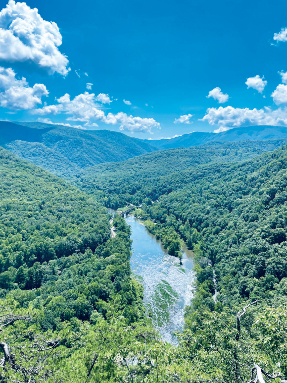 The Nolichucky River flows through  WNC and East Tennessee.  Garret K. Woodward photo