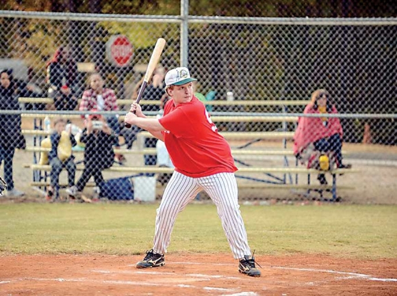 Taylor Duncan prepares to take a swing during a recent game. Donated photo