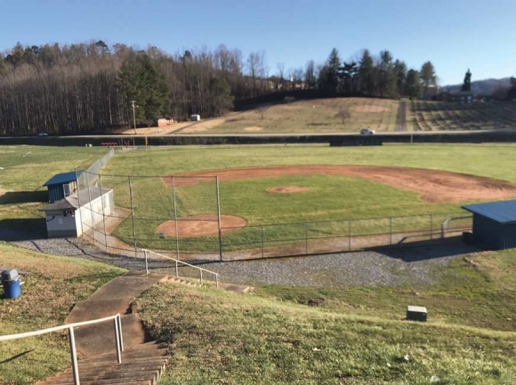 Jackson County Schools hopes to have required accessibility improvements to the baseball field at Smoky Mountain High School complete by late summer or early fall. Holly Kays photo