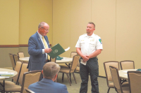 Koonce receives ‘Heroic Hands’ award