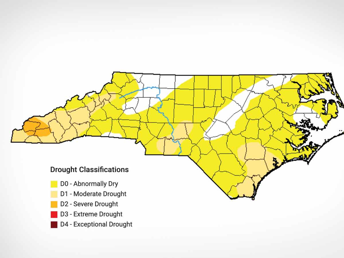 In the Nov. 2 map, only six of North Carolina’s 100 counties were free of any drought designation. N.C. Drought Advisory Council map