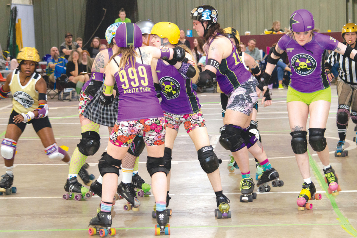 Smoky Mountain Roller Girls’ will ride again March 24. File photo