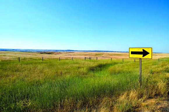 Somewhere outside of Miles City, Montana. Garret K. Woodward photo