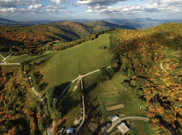 Cataloochee Ranch. A Shot Above photo