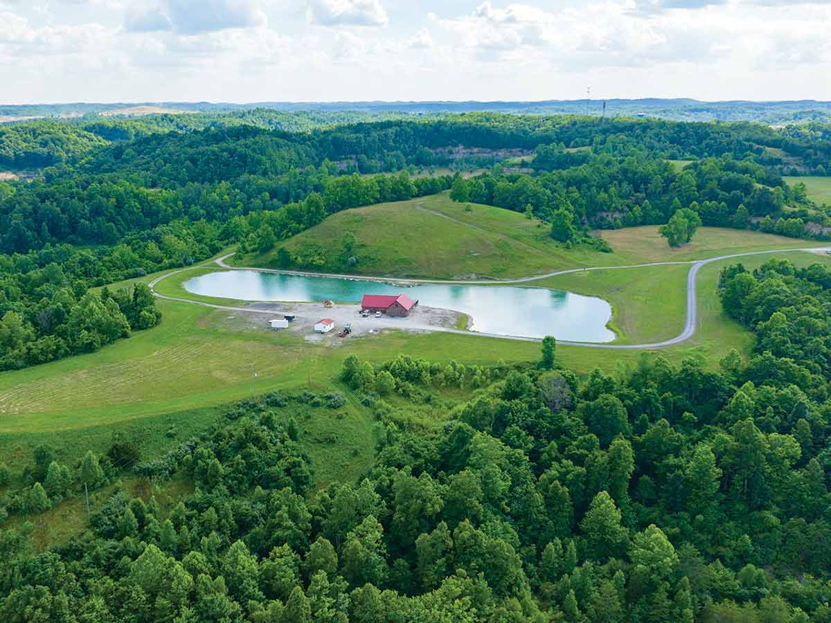 This nearly 200-acre property in Boyd County, Kentucky, is being developed as the state’s first race track dedicated to quarter horse racing. Revolutionary Racing Kentucky photo