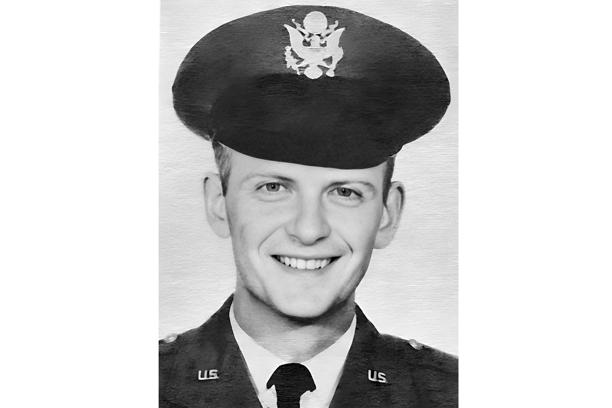 Waynesville native Fred Hall enlisted in the Air Force in 1967. Julia Hall Coffey photo