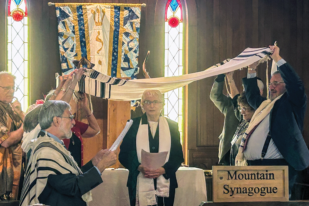 RuthE Levy is the first rabbi to lead Mountain Synagogue. 