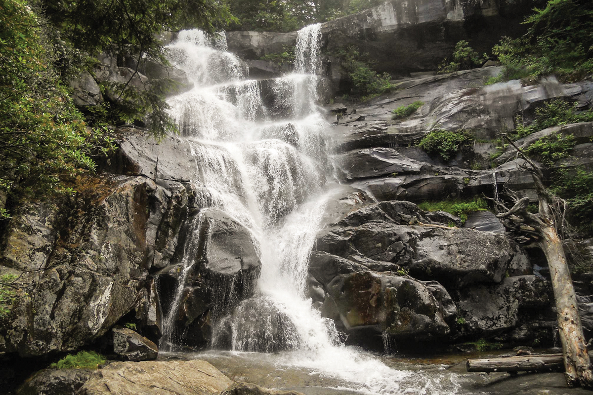 At 105 feet, Ramsey Cascades is the tallest waterfall in Great Smoky Mountains National Park. Andrea Walton photo