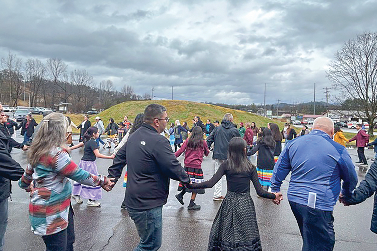 The program featured instrumentals, dancing and song bearing witness to the importance of the moment and the property transfer. 