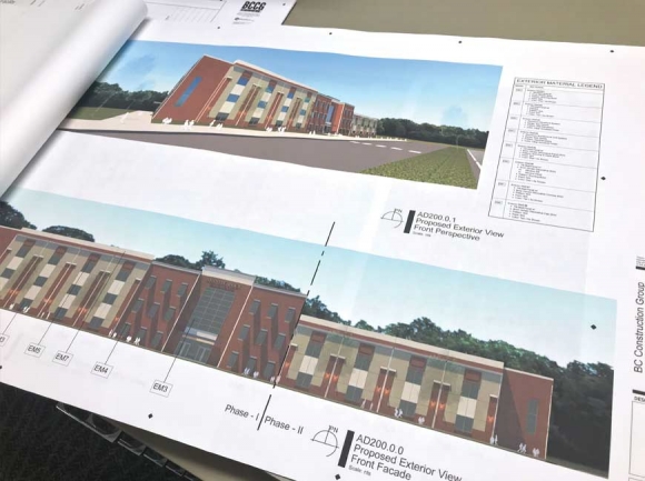 A full set of architectural renderings was filed by Shining Rock with the town of Waynesville on Aug. 1. Cory Vaillancourt photo 