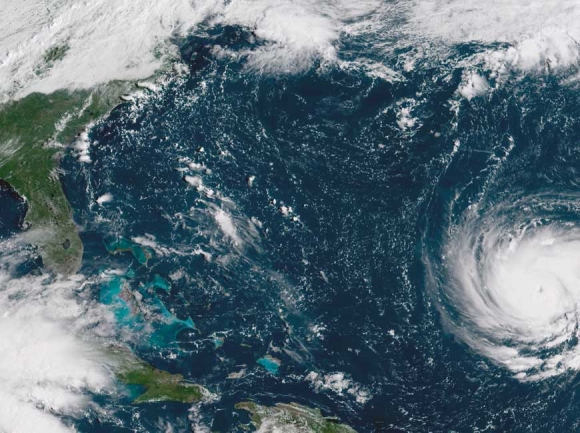Hurricane Florence will soon make its way to the eastern seaboard. NOAA photo