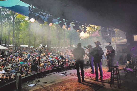 Steep Canyon Rangers at Suwannee Spring Reunion. Garret K. Woodward photo