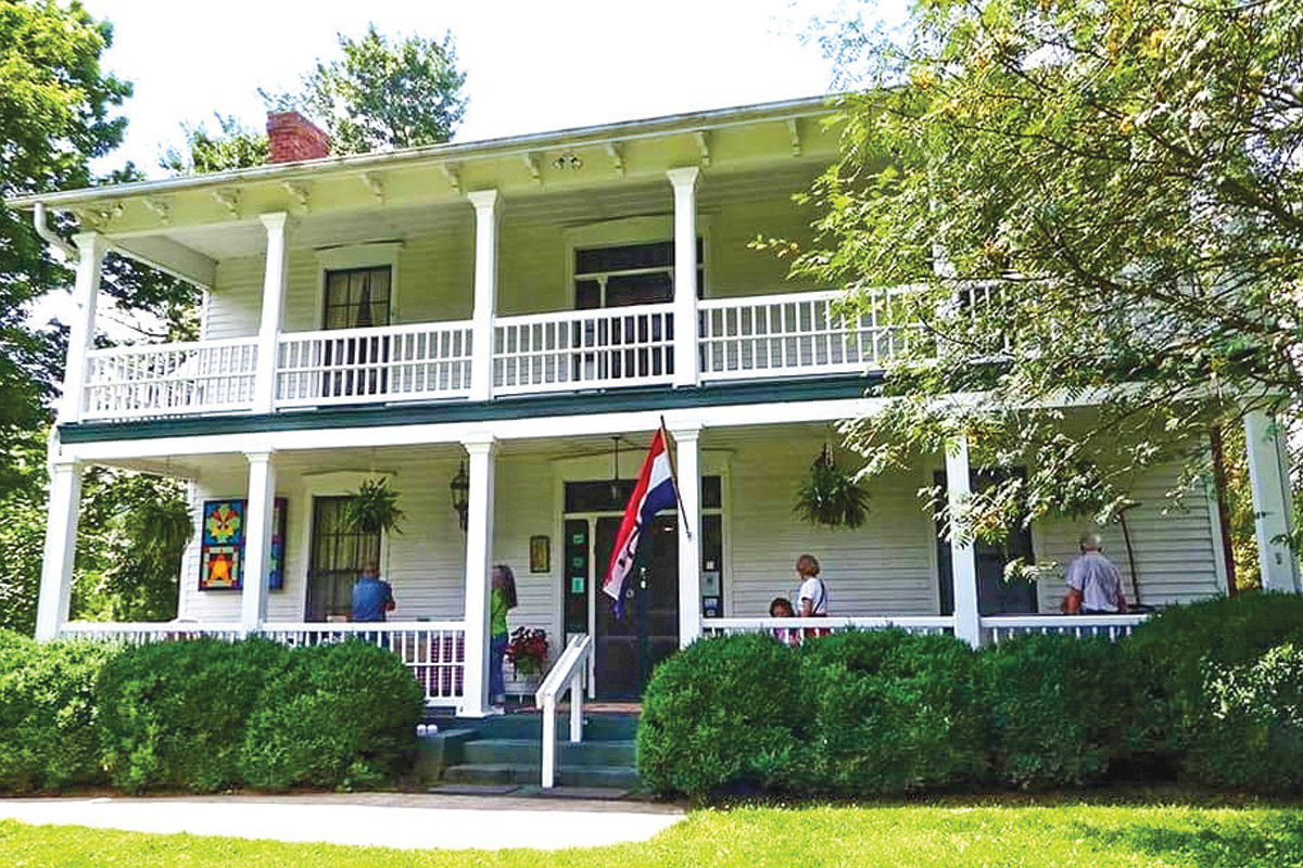 The Shelton House is a historic 1875 site in Waynesville. File photo