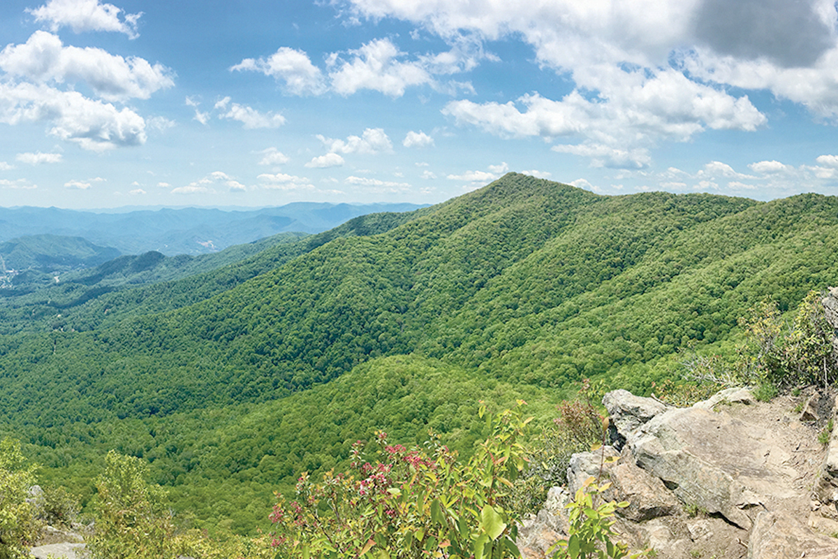 Pinnacle Park in Sylva offers sweeping views of the valley below. File photo