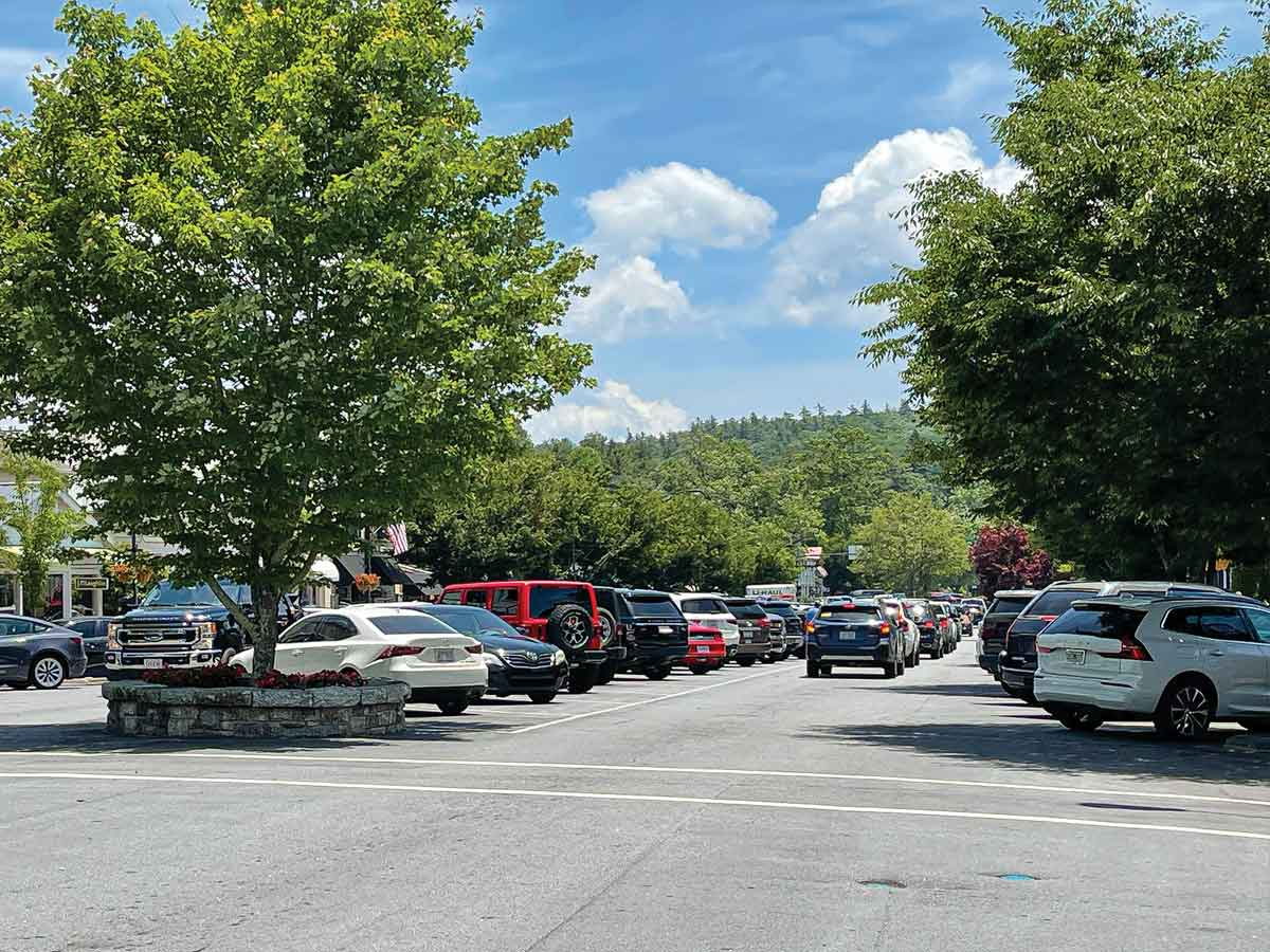 Parking in downtown Highlands is getting tougher to come by as more people make their way to the mountains. Kyle Perrotti photo