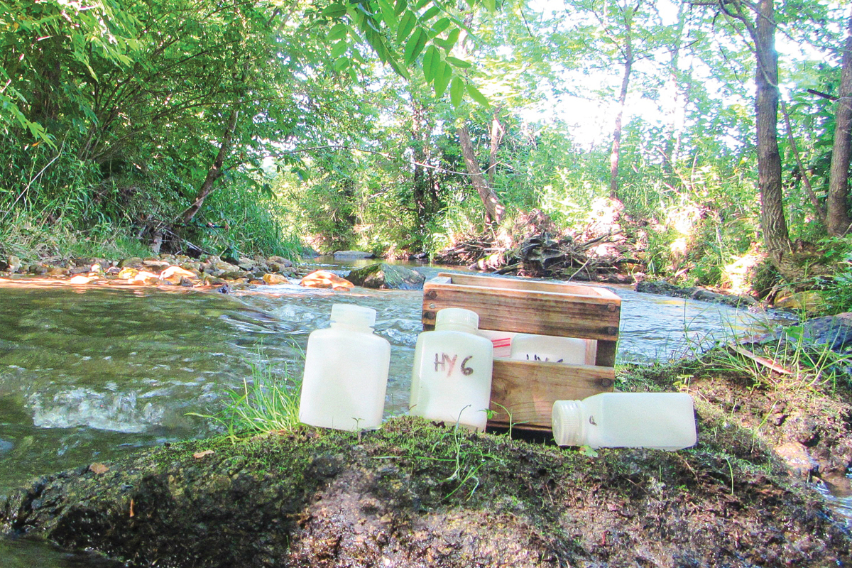 Long-term water quality nformation helps leverage grants for water quality improvement projects. HWA photo
