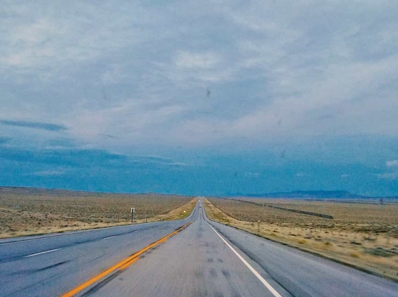 Wyoming highway. Garret K. Woodward photo