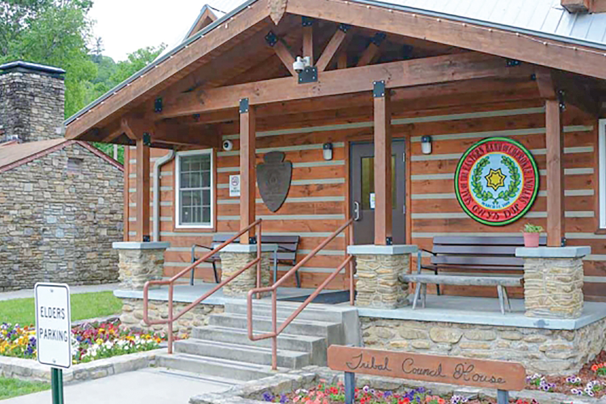 EBCI Tribal Council buidling.