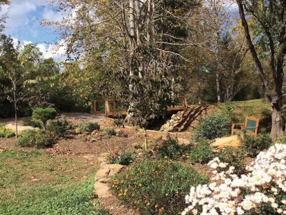 Serenity Garden complete in Waynesville