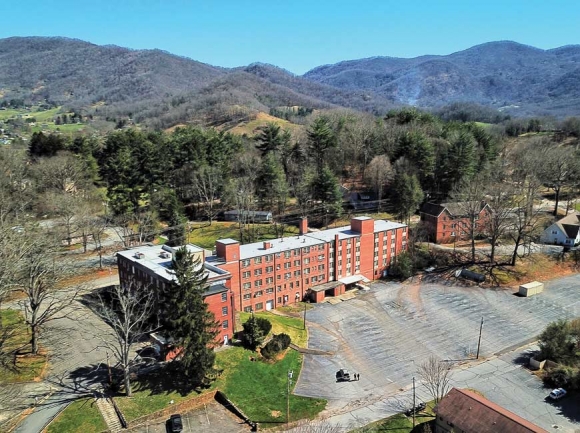 Waynesville’s Historic Haywood Hospital is now slated for redevelopment. A Shot Above photo