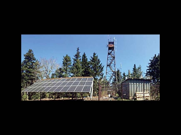 A new solar microgrid has been installed at Mt. Sterling. NPS photo