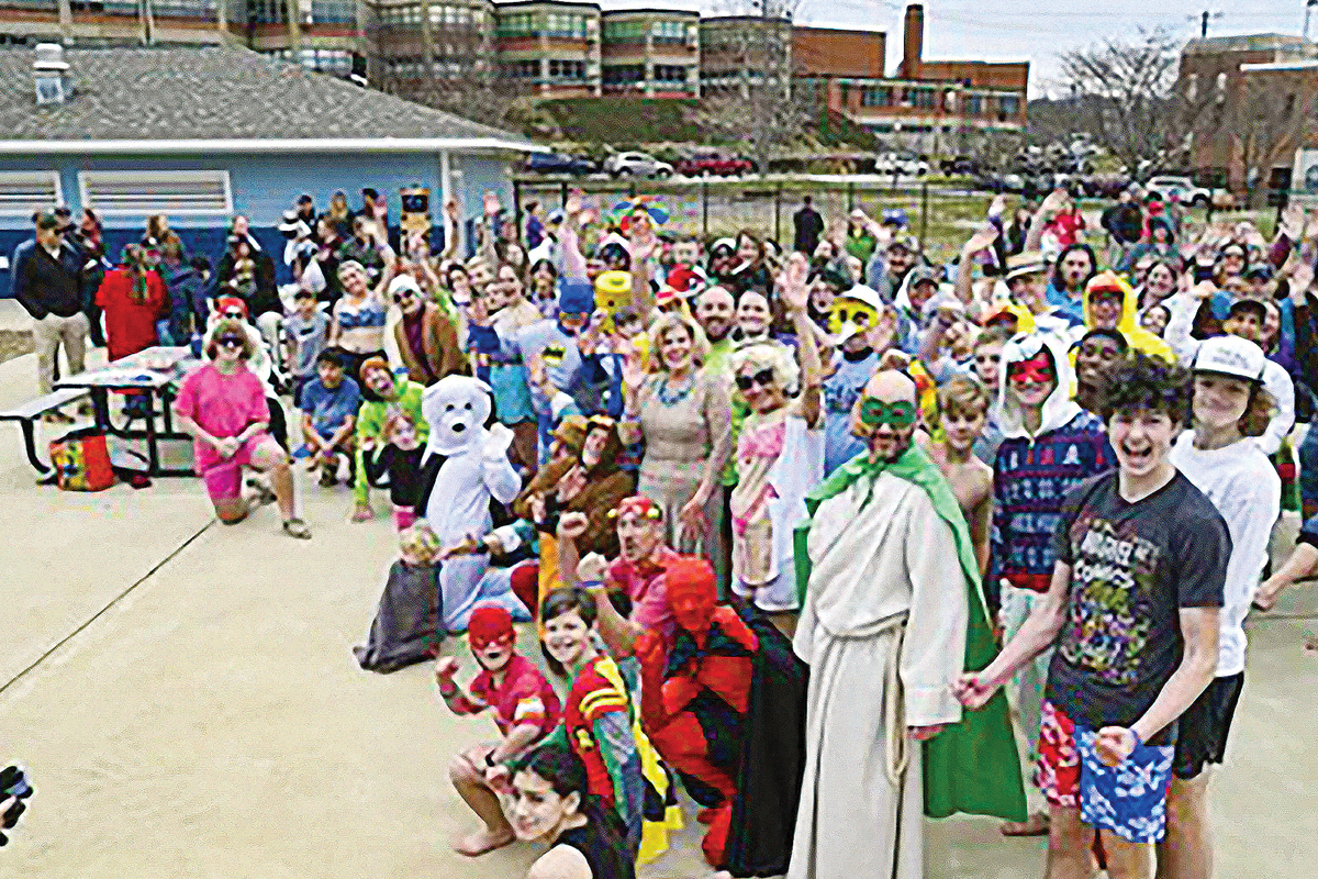Plungers show off their costumes during the 2023 event in Canton. HWA photo