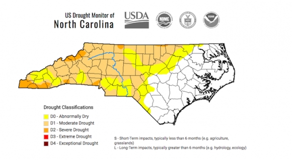 Drought worsens in North Carolina