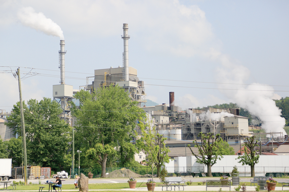 After 115 years in operation, the paper mill in Canton shut down this year.  Jeffrey Delannoy photo